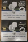 2 Pack Feit Led Single Head Solar Motion Security Flood Light White Panel New. Price: $62.09.