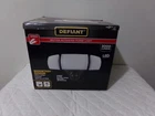 Flood Light Motion Sensor Dual Head Lamp Outdoor Security Detector Black Open. Price: $54.99.