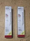 New Satco 9W Led 3500K 50,000 Hours Plug In Cfl Replacement G24D Base S8532 Open. Price: $17.00.