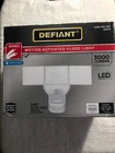 Defiant Maxdetect 240 Black Motion Sensor Wired Outdoor 2-HEAD Led Flood Light Open. Price: $35.00.