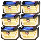 Tecknet 6-PACK 231 Led Solar Motion Sensor Outdoor Wall Lights 300 Security New. Price: $55.99.