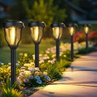 Deraysion 6 Solar Lights Outdoor, Pathway Pack, Warm White New. Price: $47.99.