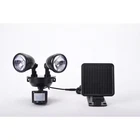Solar Black Motion Sensing Dual Head Integrated Led Area Light New. Price: $53.04.