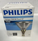 Philips Energy Advantage Ir Halogen Flood Nib 75W (75PAR38/HAL/FL25) New. Price: $31.45.