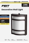 Feit Electric Led Outdoor Wall Light, 1900 Lumens, 4000K Bright White Open. Price: $51.99.