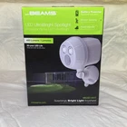 Mr. Beams Led Ultrabright Spotlight 400 Lumens Motion Sensing Weatherproof White New. Price: $19.99.