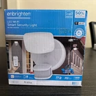 Enbrighten Outdoor 2-HEAD Motion-sensing Back Lit Wi-fi Led Security Light Open. Price: $28.00.
