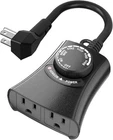 Hbn Outdoor Light Timer Waterproof, Photocell Dusk Dawn Sensor 2 Outlet New. Price: $13.99.