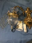 Electric Wall Light With Crystals New. Price: $75.89.