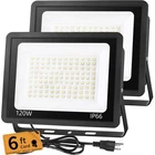 120W Led Flood Light Outdoor With 6FT Plug, 14400LM Brighter Exterior Security New. Price: $69.05.