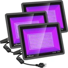 Xycn 3 Pack 100W Led Light, Flood With Plug And Switch... New. Price: $74.37.