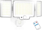 Motion Sensor Outdoor Light, 188 Led 4200LM Flood White, White-not Solar New. Price: $43.86.