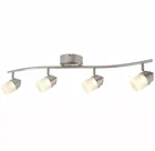 Hampton Bay 4-LIGHT Brushed Nickel Led Track Lighting Kit 1001 715 211 New. Price: $29.99.