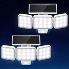 Wdtpro Solar Lights Outdoor Motion Sensor, 3500LM Bright 2 Pack, White New. Price: $57.11.