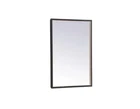 New Elegant Lighting MRE61830BK #V3 Pier 18" X 30" Modern Rectangular Alumin Open. Price: $254.62.