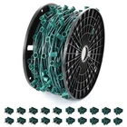Ultimate Unicorn 500FT C9 Light Socket Set Green Wire Christmas Stringer E17 New. Price: $119.94.