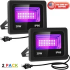 2X 30W Led Black Flood Light Waterproof IP66 Outdoor Glow Party Halloween Decor New. Price: $51.74.