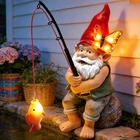 Stadeco Solar Garden Gnome Statues Outdoor Fishing Butterfly Lights New. Price: $61.18.