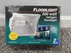 Regent WQ300 300W Halogen Outdoor Flood Light White Weather Resistant Wall Mount Open. Price: $18.50.