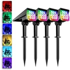 Solar Landscape Spotlights Color Changing IP65 Waterproof Wall New. Price: $59.37.