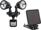 44215 Solar Motion Activated Dual Head Light In Black 8.50X8.00X7.50 New. Price: $75.99.