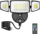 100W Dusk To Dawn Outdoor Lighting, 10000LM Plug Flood Lights With Remote Con New. Price: $76.06.