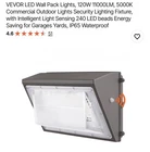 Vevor Led Wall Pack Light New. Price: $61.20.