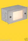 Corona Lighting CL-360B-SI 18W Low Voltage Rectangular Recessed Step Light, Silv New. Price: $55.80.