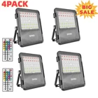4PCS Sansi Rgb 80W=800W Led Flood Light Waterproof Outdoor Yard Deco Lamp Remote New. Price: $57.99.