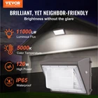 Vevor Led Wall Pack Lights, 120W 11000LM, 5000K Commercial Outdoor Securi New. Price: $56.22.