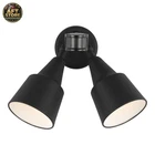 Generation Lighting 2 Head Black Outdoor Motion Activated Flood New. Price: $165.99.