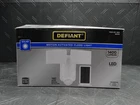 Defiant 180 Motion Sensing Security Light Solar Outdoor 2-HEAD Led Flood Used. Price: $49.99.