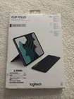 Logitech Flip Folio Keyboard Case For Ipad Pro 13" 920-013367 New. Price: $85.49.
