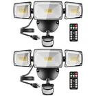 Ustellar 55W Plug In Motion Sensor Lights Outdoor Flood New. Price: $117.63.