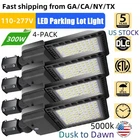 300W Led Parking Lot Light 39000LM 5000K Adjustable Slip Fit Mount Security Lamp New. Price: $359.01.