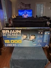 Braun Detachable 18,000 Lumens Flood Light New. Price: $100.00.