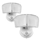 1000-LUMEN Twin-head Motion-activated Battery Led Security Flood Lights 2 Pack New. Price: $46.99.
