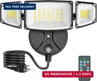 Imaihom 100W Dusk To Dawn Outdoor Lighting, 10000LM Plug Flood Lights With Re New. Price: $58.48.
