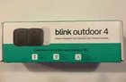 Blink Outdoor 4, 2 Cameras Battery Powered Open. Price: $60.00.