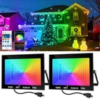 Crepow Led Flood Light Outdoor 1000W 100W 2PACK, Rgbcw New. Price: $112.24.