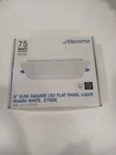 Maxxima 6 Slim Square Led Flat Panel Light Warm White 2700K New. Price: $9.99.
