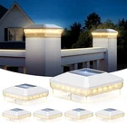 Letmy 6 Pack Solar Post Cap Lights Outdoor, 40 Brighter Leds 4X4 Fence S... New. Price: $41.95.
