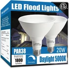 Gonhom PAR38 Led Flood Lights Outdoor Bulb,dimmable 1800LM,20W Replace Up New. Price: $35.99.