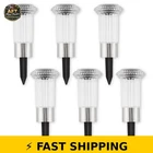 Mainstays Solar Powered Mini Bollard Path Light - 6 Pack New. Price: $37.99.