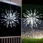 Lightshare 12" Starburst Lighted Ball 80 Led 12IN-WHITE Frame, New. Price: $51.99.