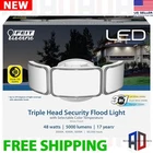 Feit Dusk To Dawn Hardwired Led White Security Floodlight 5000 Lumens New. Price: $49.97.