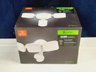 Globe Electric 180-DEGREE 15W White Led Security Light Outdoors Battery Powered Open. Price: $22.39.