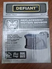 Defiant 270 Degree Replacement Outdoor Motion Sensor Hardwired 120V Light Black New. Price: $35.00.