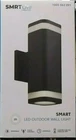 Smrtlite 11 Led Outdoor Wall Light With Frosted Acrylic - Works W/ Alexa & More New. Price: $26.00.