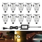 Led Deck Lights, 0.7" Tiny Driveway Dock Path Step Road Warm... New. Price: $64.63.
